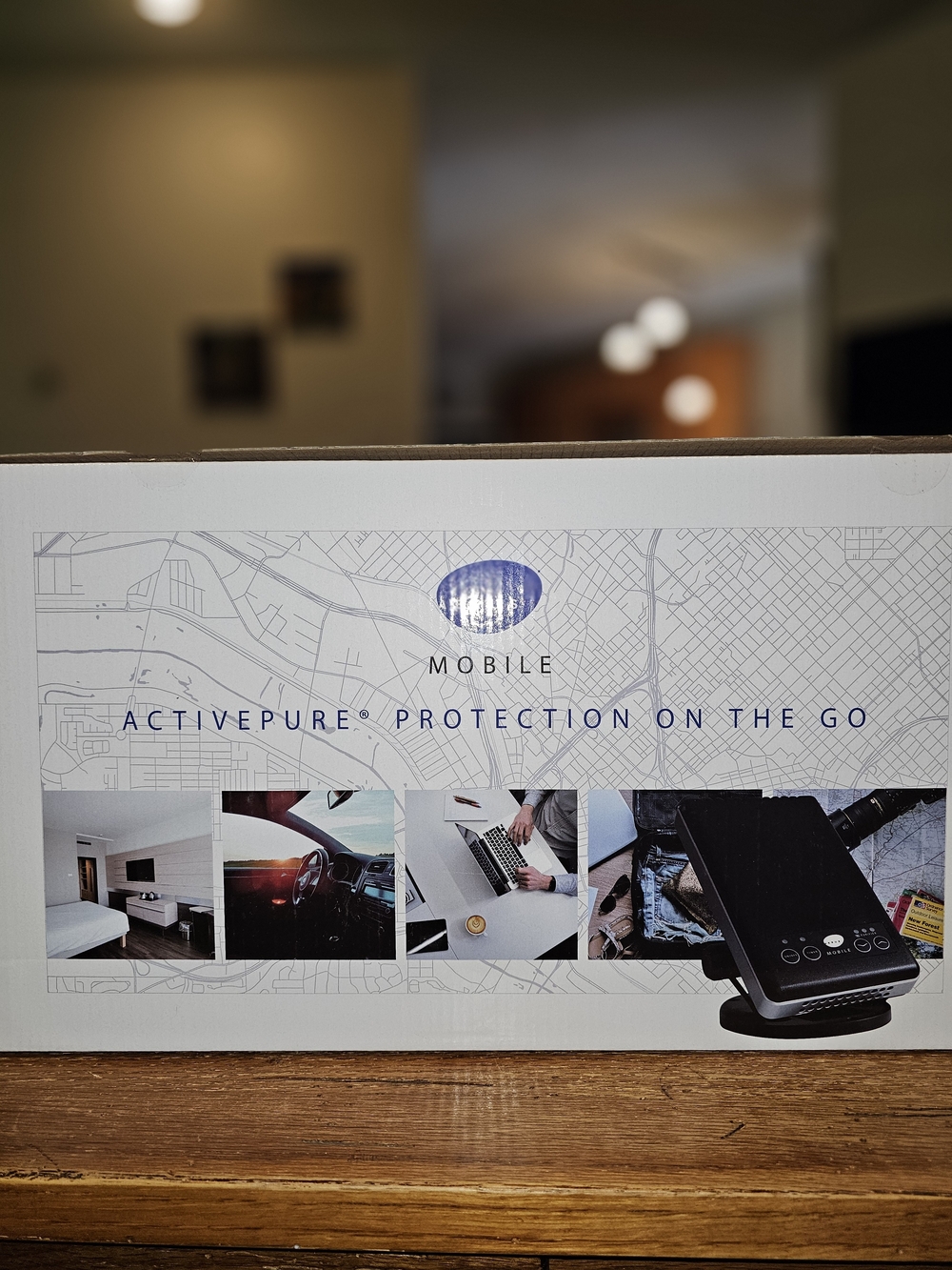 Mobile Active USA Protection On The Go Air Purifier - White
